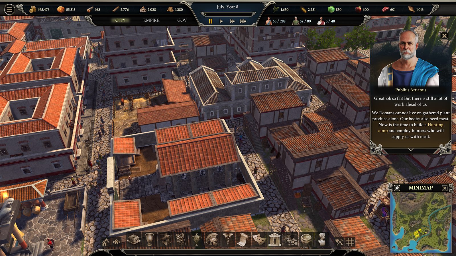 Screenshot 03 — Pompeii: The Legacy